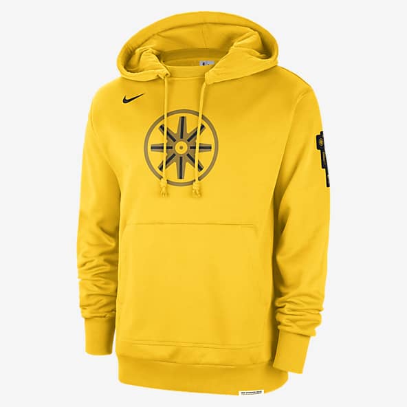 Yellow nike jumper womens top